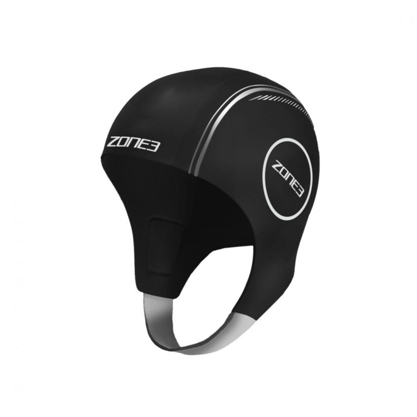 Neoprene Zone3 Cuffia da Nuoto Nera