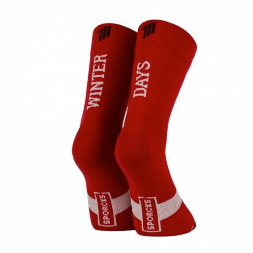 Calcetines Sporcks Winter Days Azul Rojo Blanco