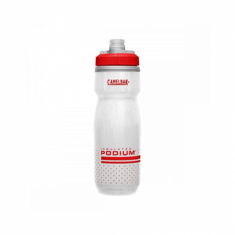 Camelbak Podium Chill Bottle 0.6L White Red