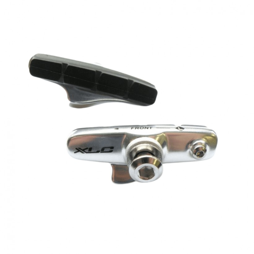 XLC BS-R02 pastiglie freno set 4 Road 55mm Silver Black