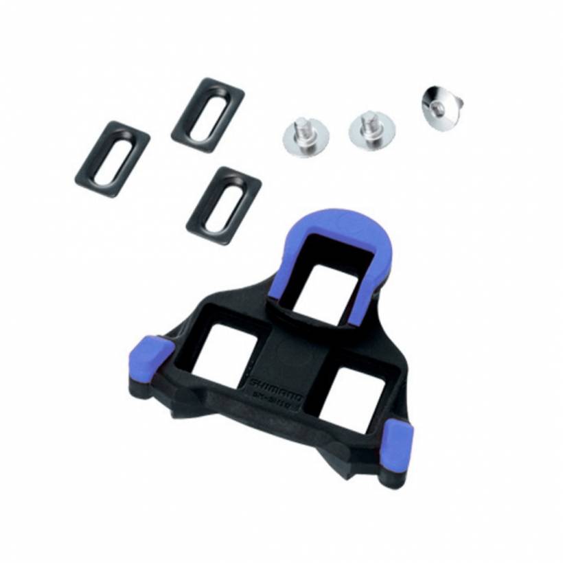 Cales route Shimano SPD-SL SH12 Bleu 2 Degrés