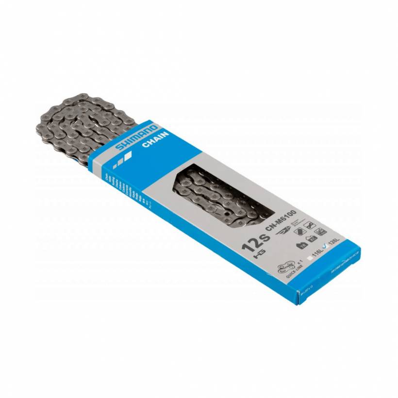 Cadena Shimano 138 Eslabones Quick-Link 12 Speed CN-M6100