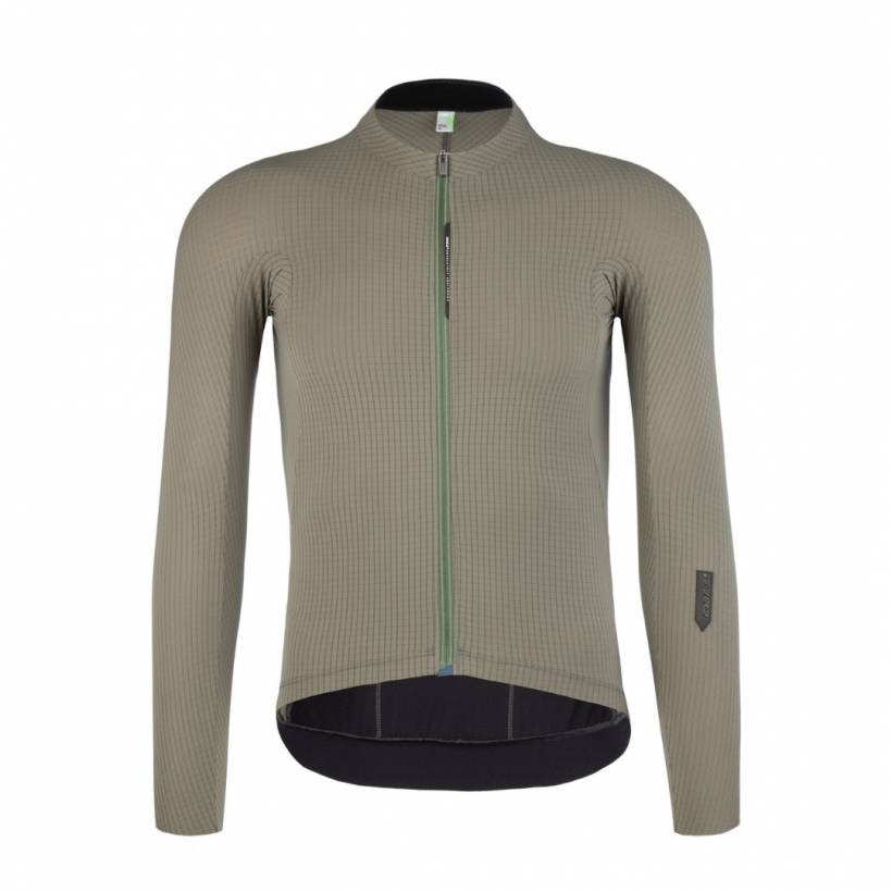 Manches Longues Malliot Q36.5 L1 Pinstripe X Vert Olive