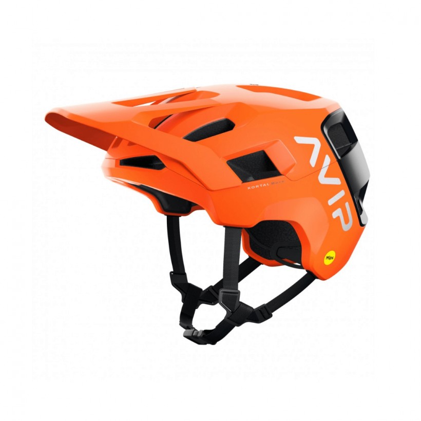POC Kortal Race MTB Mips Helm Orange Schwarz