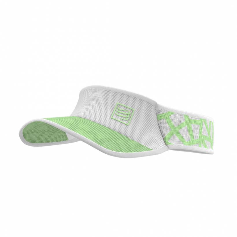 Daszek Compressport Spiderweb Ultralight Biały Zielony