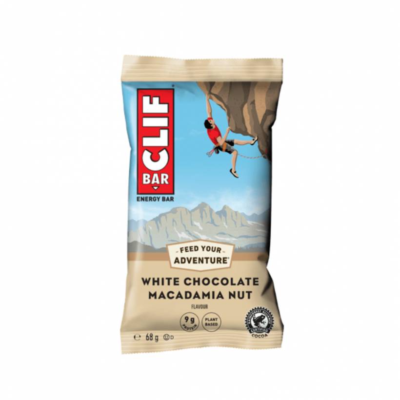 Barra Energética Clif Bar Chocolate Branco Macadâmia