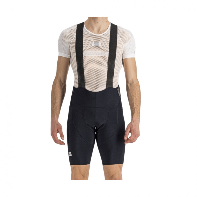 Sportful klasyczne czarne spodenki na szelkach