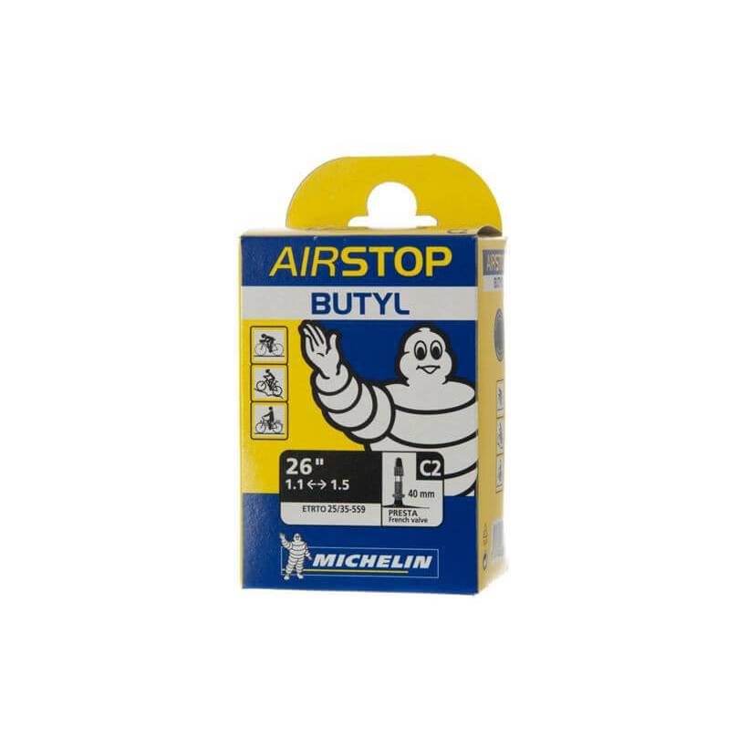 Michelin butile C2 26'' 1.1 - 1.5 Presta 40 mm AirStop Tube