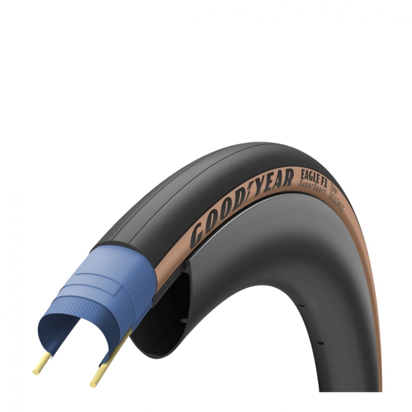 Tire Goodyear Eagle F1 SuperSport 700x25 Black Brown