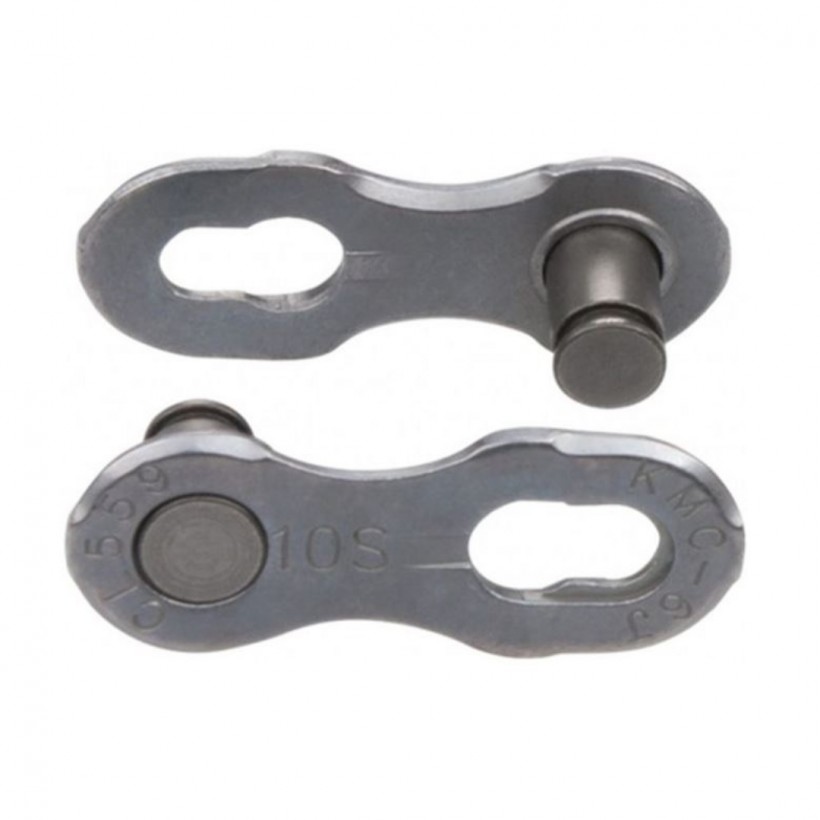 Enganche cadena KMC 10V 5.9mm 2 ud. Plata