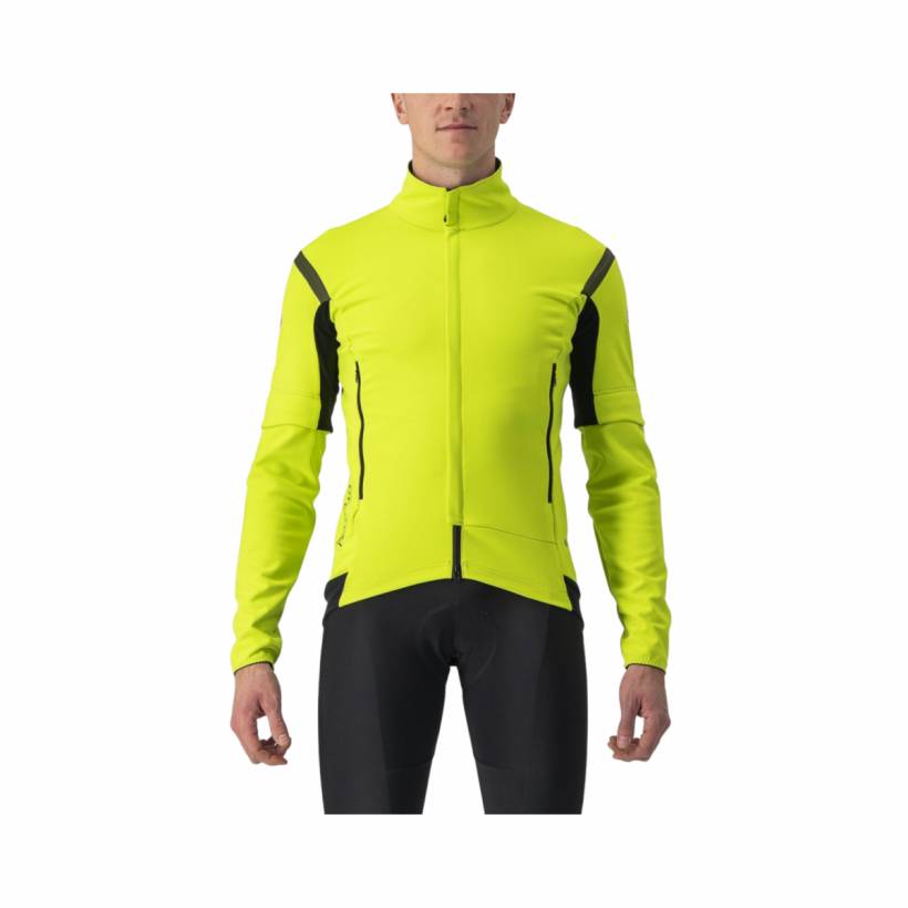 Castelli Perfetto Ros 2 Convertible Jacket żółty