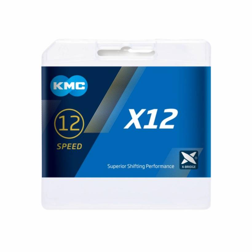 Łańcuch KMC X12 1/2x11/128 126 ogniw 12V Silver