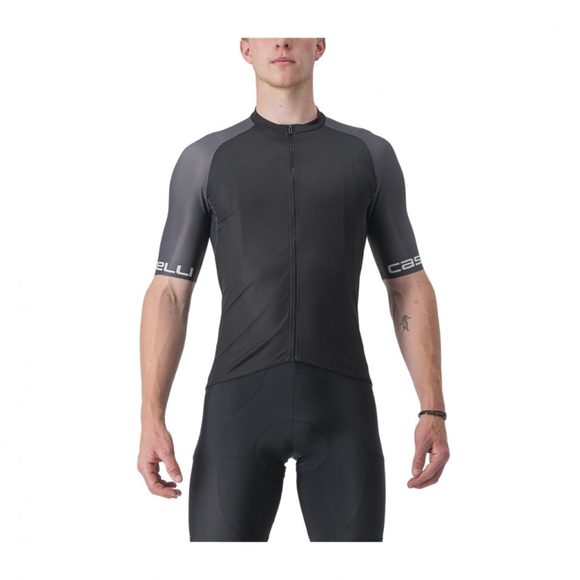 Trikot Castelli Entrata VI Kurzärmelig Schwarz