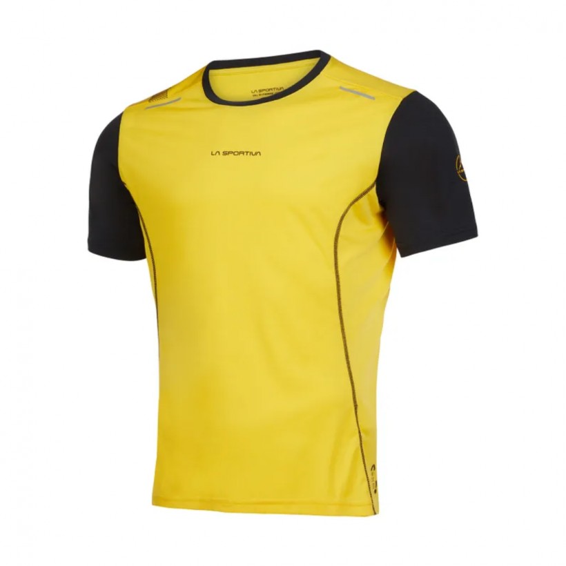 La Sportiva Tracer T-Shirt M Kurzarm Gelb Schwarz