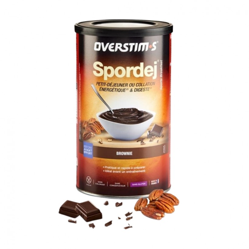 Creme Energético Overstims Spordej Brownie Sem Glúten 700g