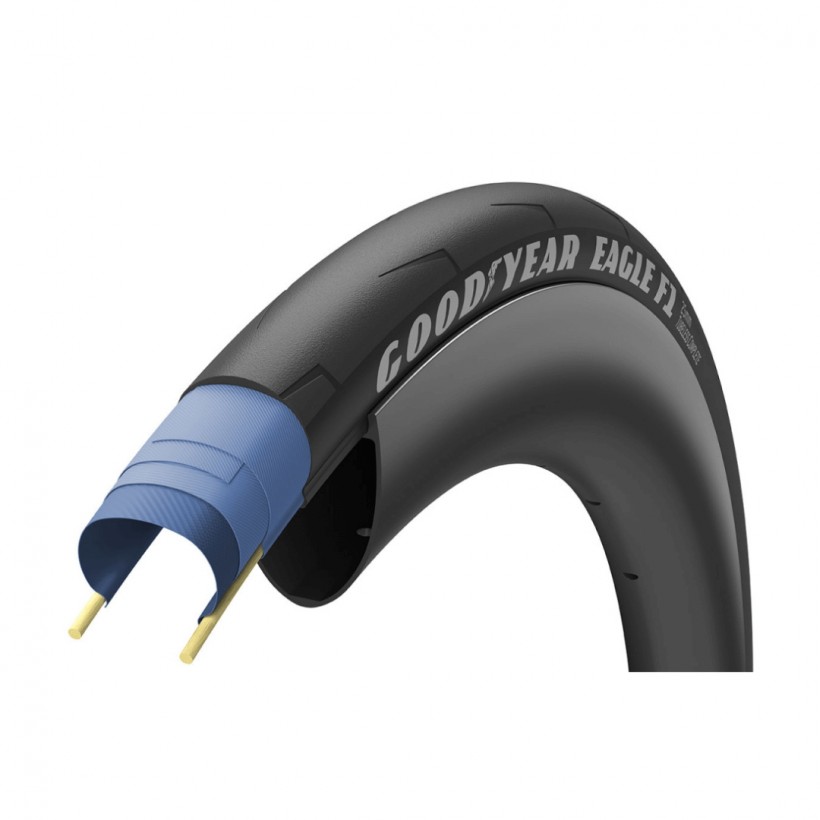 Copertone completo Goodyear Eagle F1 Tubeless 700x25 / 25-622 nero