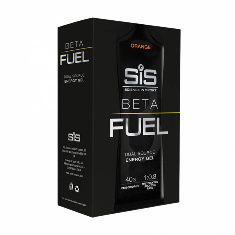 Gel Energético SIS Beta Fuel Naranja Pack 6 uds