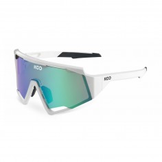 Glasses KOO Spectro White Green Lenses