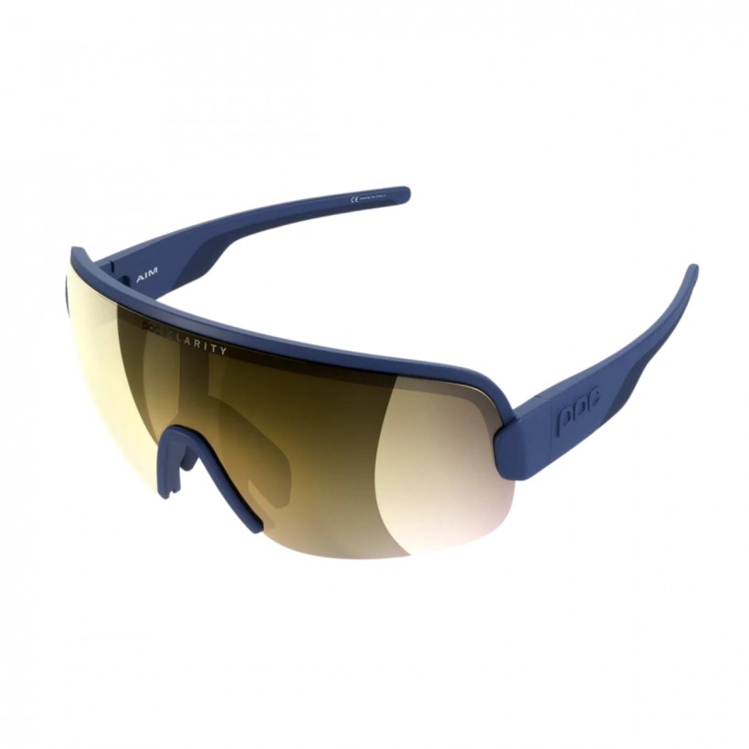 Occhiali POC Aim Blu Lenti Gold Mirror