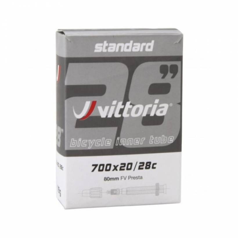 Tubo Vittoria STANDARD 700x20 / 28c Válvula 80 mm