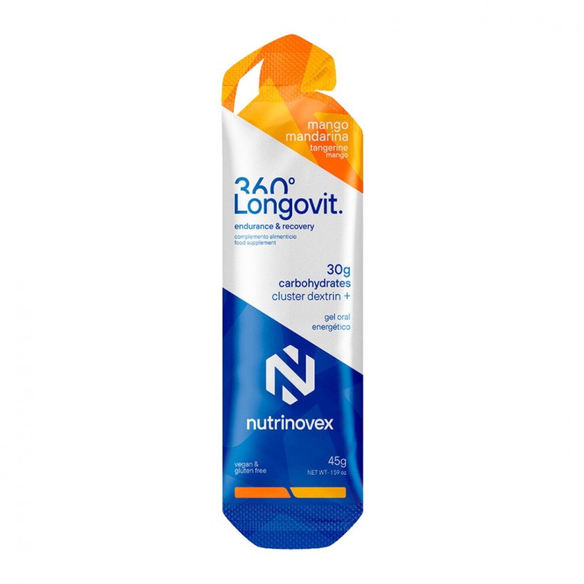 Nutrinovex Gel Longovit 360 Sabor Mango Mandarina