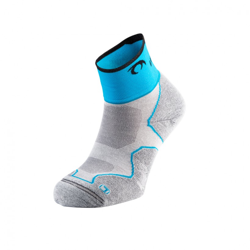 Socken Lurbel Desafio Three Grau Türkis
