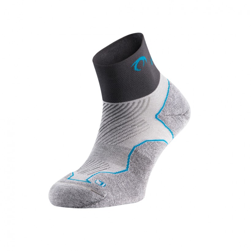 Socken Lurbel Distance Three Grau Türkis