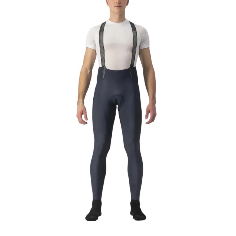 Pantaloncini Lungo con bretelle Castelli Free Aero RC Blu