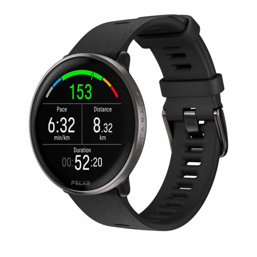Watch Polar Ignite 3 Titanium Silicone Wristband