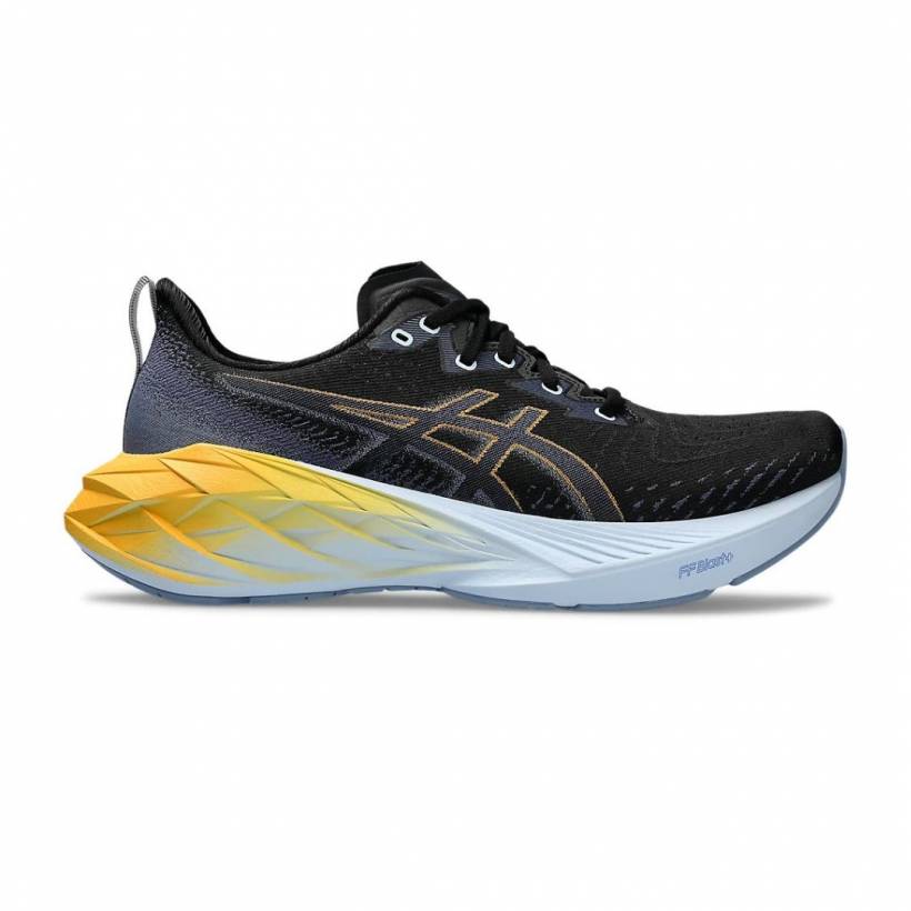 Chaussures Asics Novablast 4 Noir Jaune