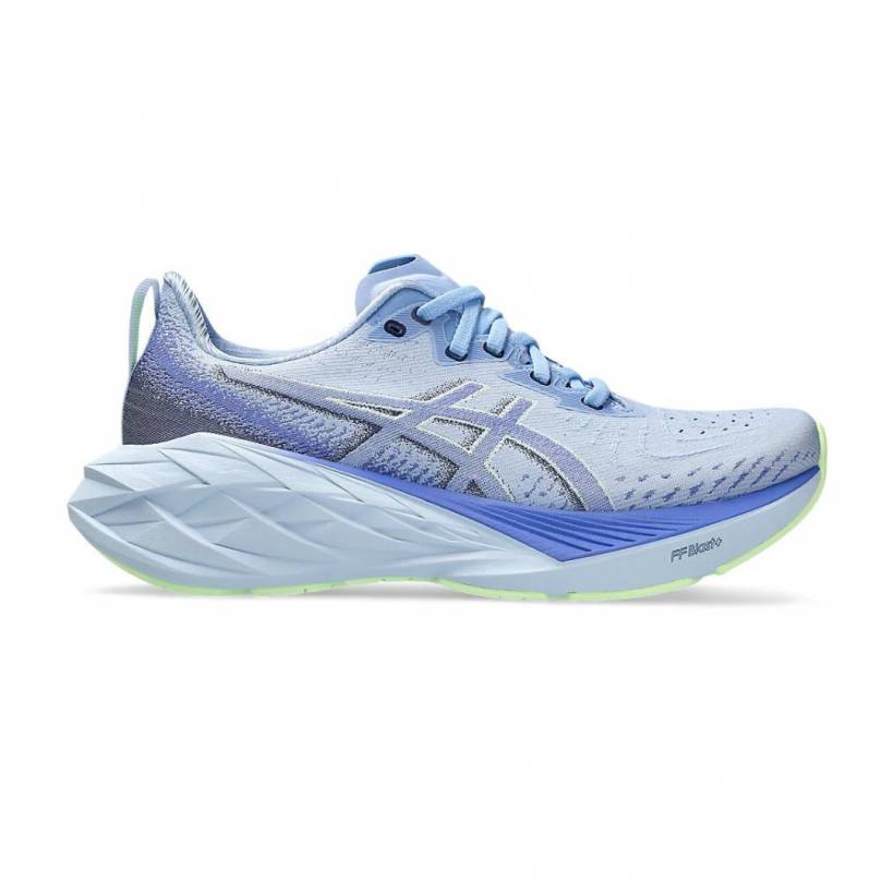 Zapatillas Asics Novablast 4 Azul Morado  Mujer