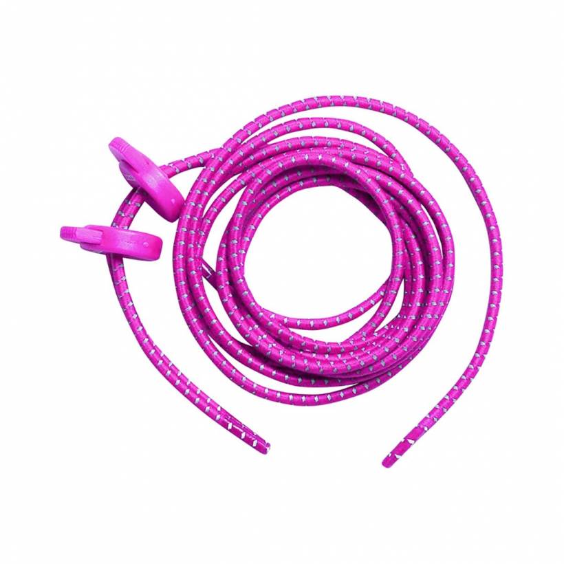 Cordones Zone3 Elásticos Rosas