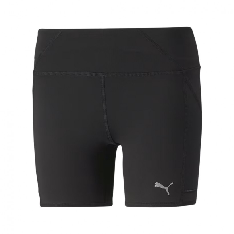 Mallas Cortas Puma Run Favourite Negro Mujer