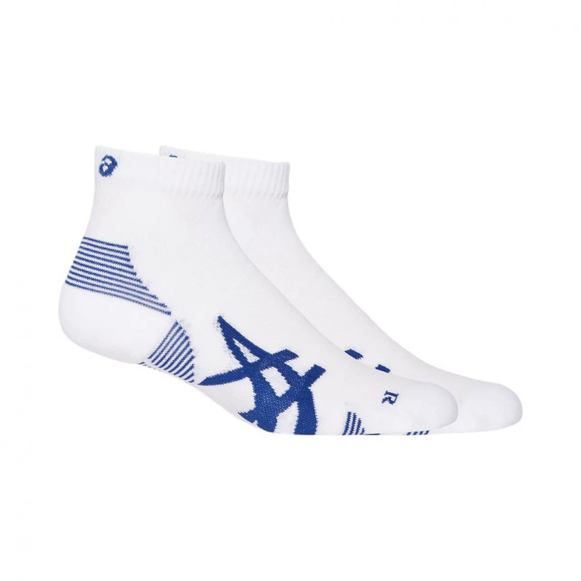 Asics 2PPK Cushion Run Socken Weiß Blau