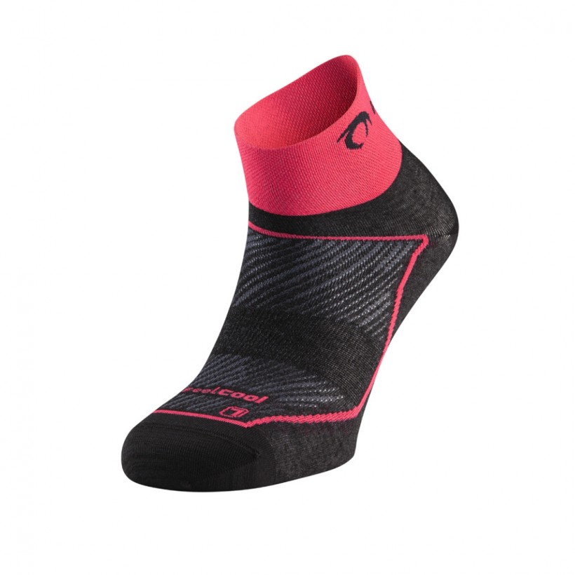 Calcetines Lurbel Race Three Negro Rosa