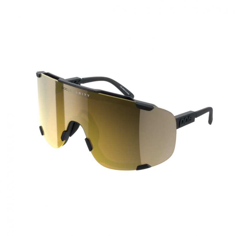 Gafas POC Devour Negro Lente Dorado