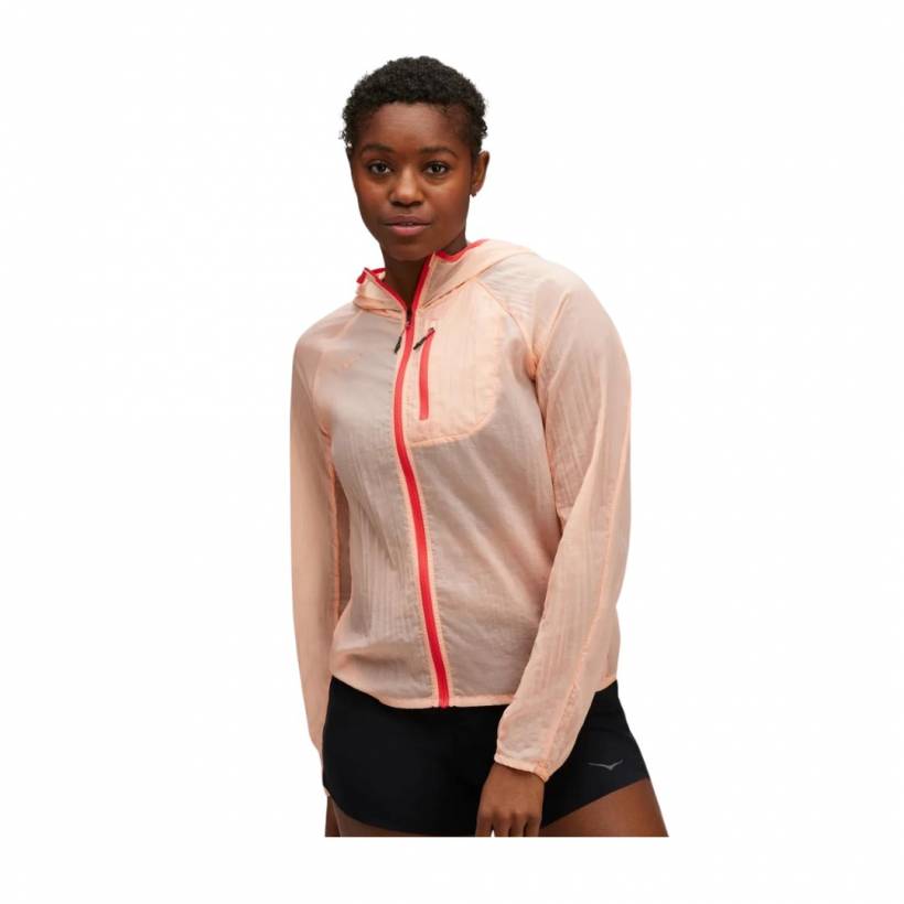 Jaqueta Hoka Skyflow Rosa Feminina