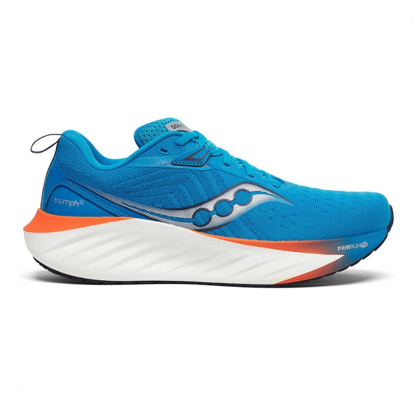 Zapatillas Saucony Triumph 22 Azul Naranja