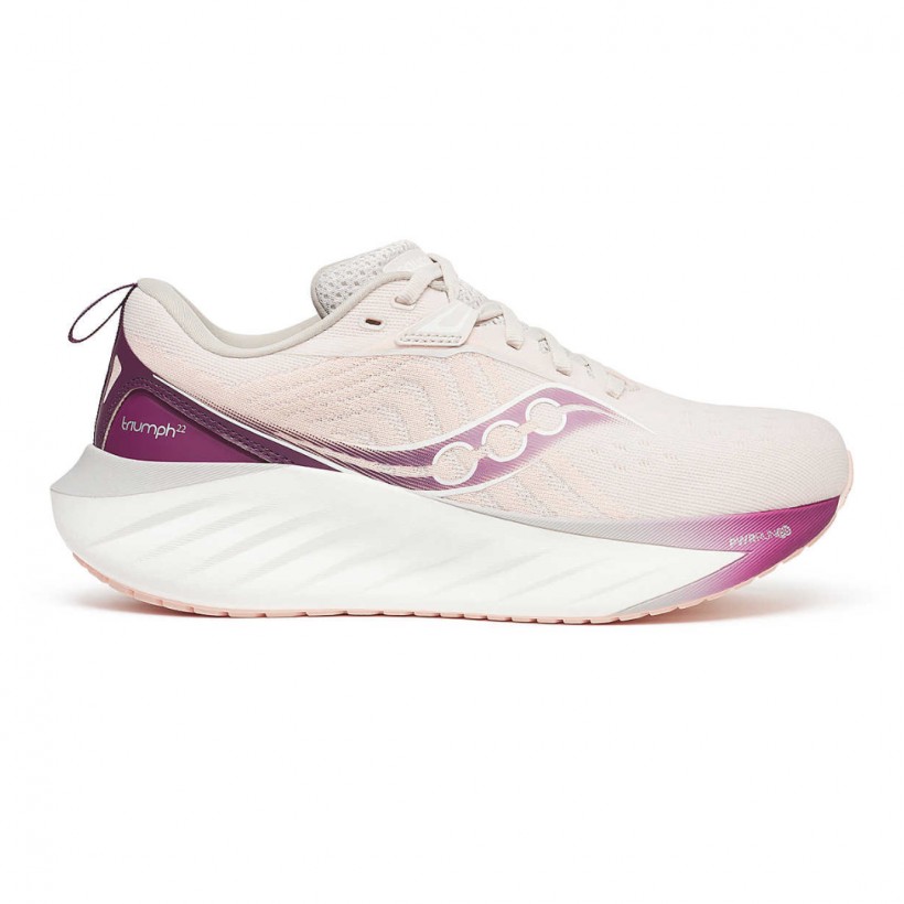 Baskets Saucony Triumph 22 Rose Blanc Femme