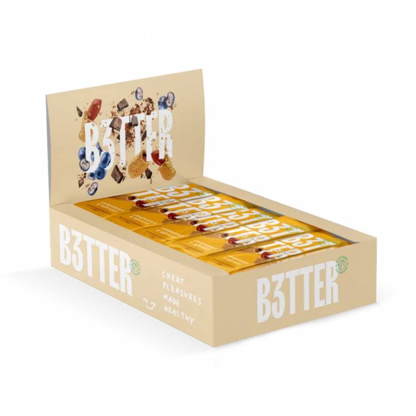 Barrita Energética B3TTER Cacahuete 35g Caja 15 Unidades