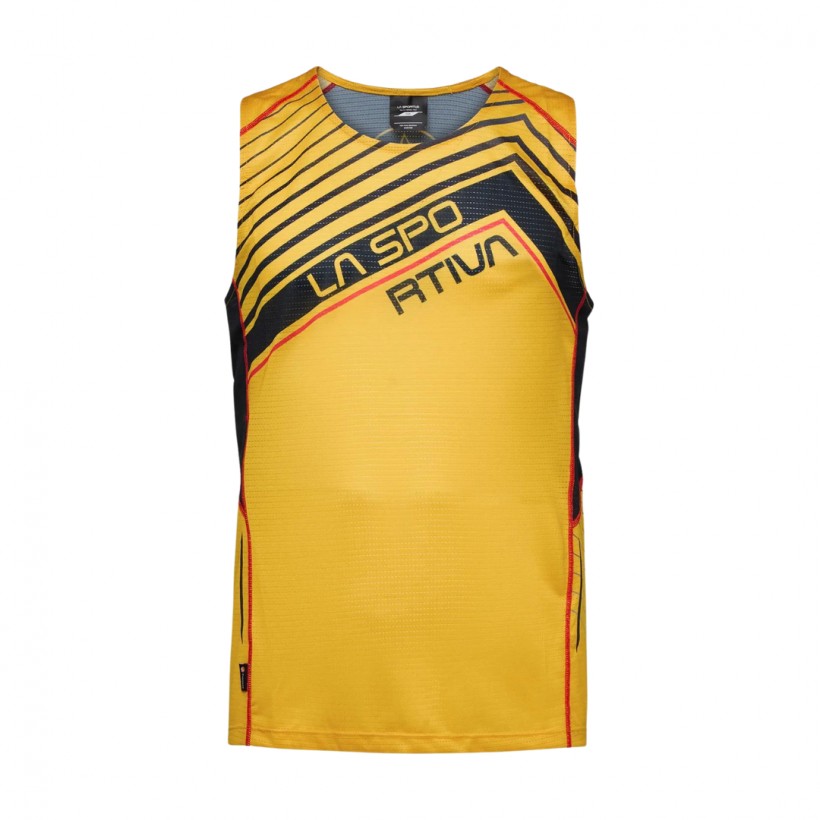 T-Shirt La Sportiva Tank M Ärmelloses Gelb Schwarz