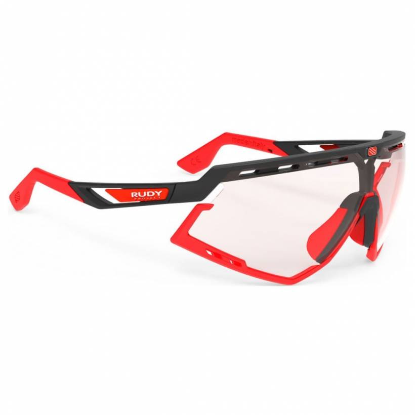 Óculos Rudy Project Defender preto fosco - Fluo Red Impactx™ fotocromático 2Red