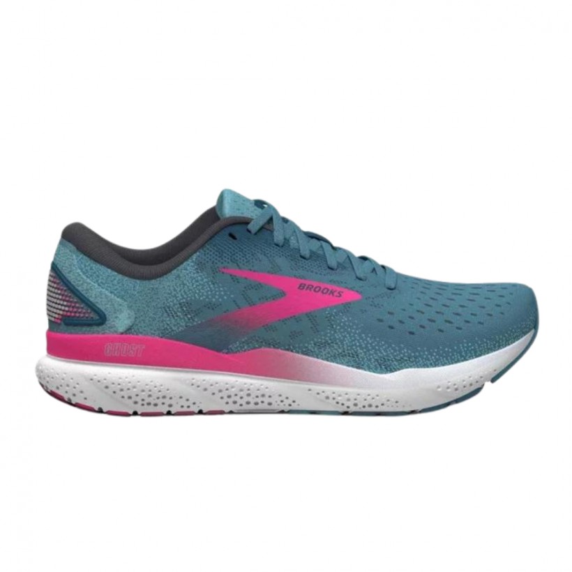 Sapatos femininos Brooks Ghost 16 azul rosa