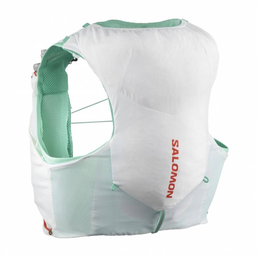 Gilet de Course Salomon ADV Skin 5 Set Blanc Vert