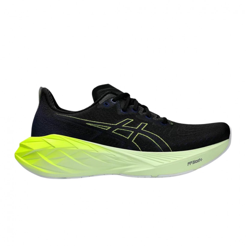 Zapatillas Asics Novablast 4 Negro Amarillo