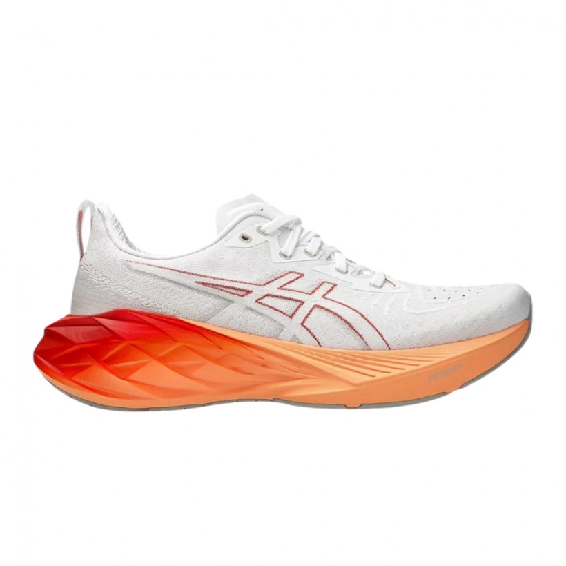 Scarpe Asics Novablast 4 Bianco Arancione
