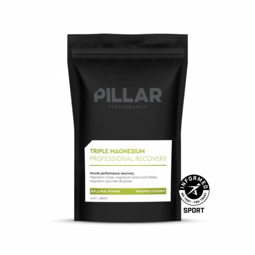 Recuperador Pillar Performance Triple Magnesium Profesional Piña Coco 200g (Bolsa)
