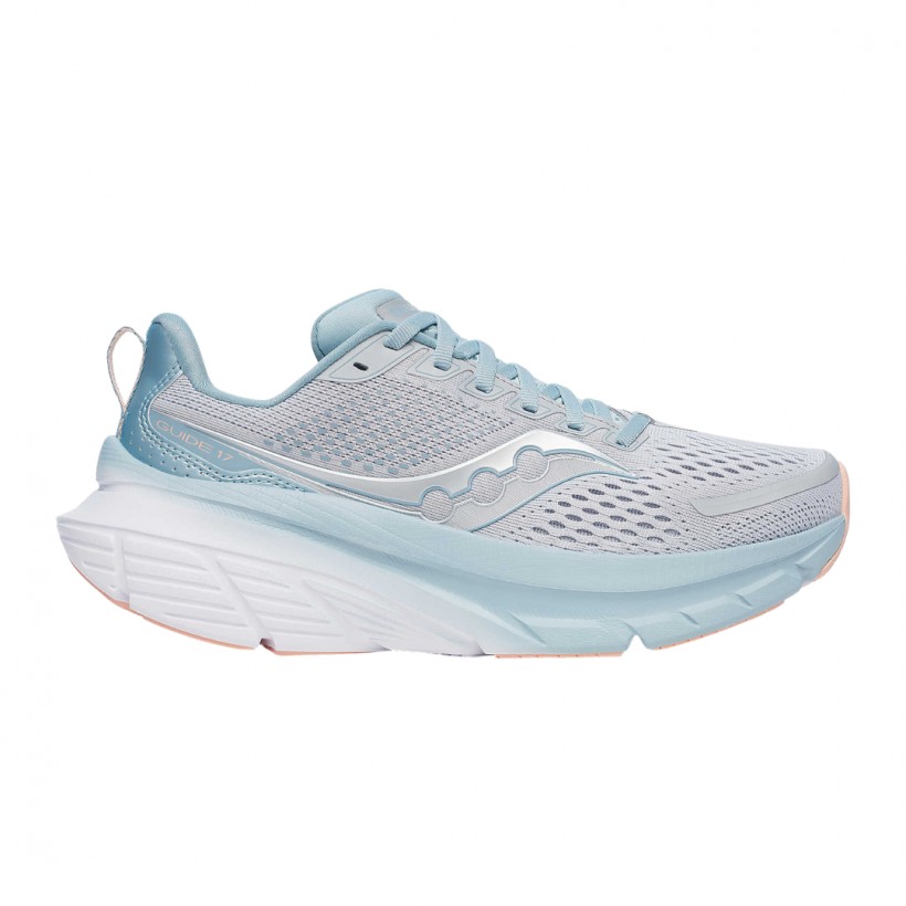 Scarpe Saucony Guide 17 Azzurro  da donna