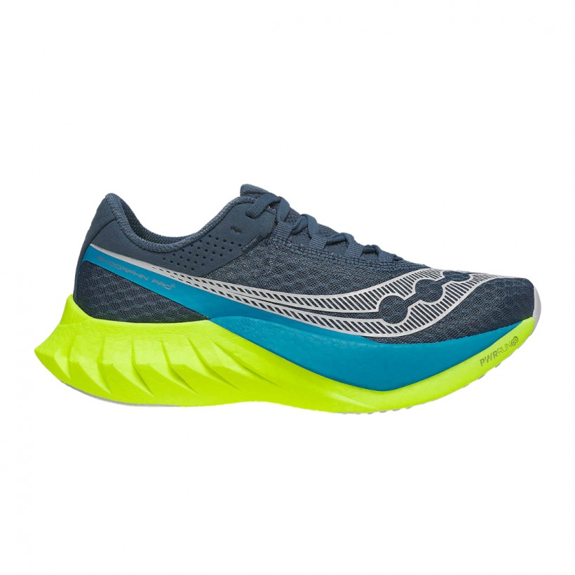Damskie buty do biegania Saucony Endorfhin Pro 4 granatowo-zielone 
