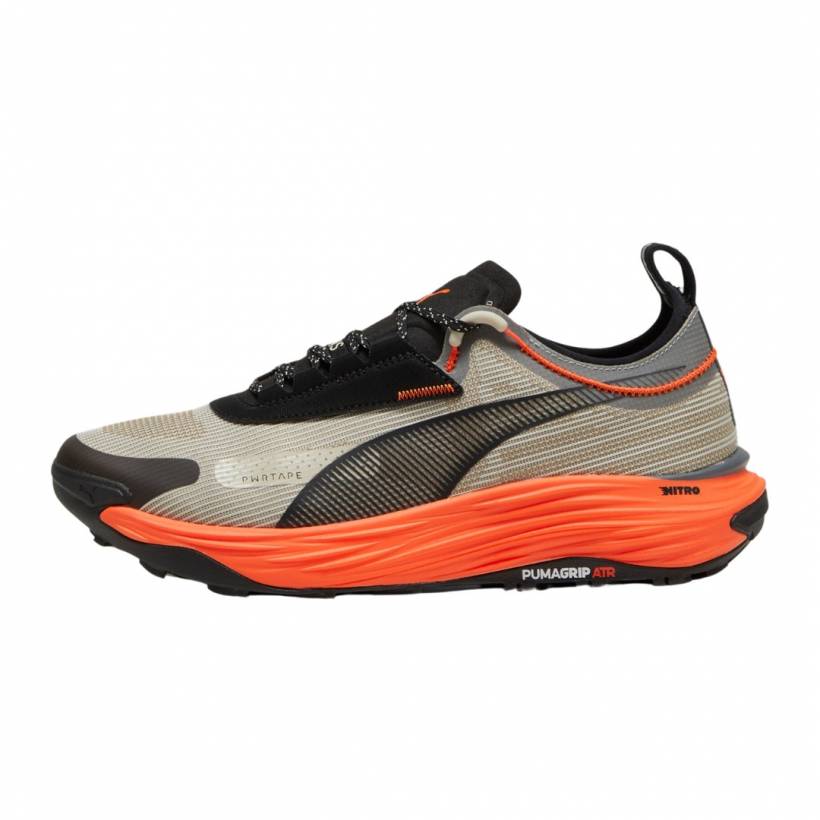 Ténis Puma Voyage Nitro 3 Preto Laranja 